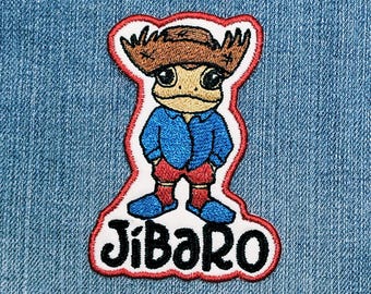 Puerto Rico Coqui & Sapo Jíbaro Patch | Embroidered Iron-On Sew-On Patch | Travel Souvenir Accessory | PR Frog Badge