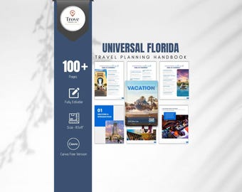 Universal Area Vacation Handbook 2026 | Editable Canva Planner | Travel Agent Client Guide | 100+ Pages