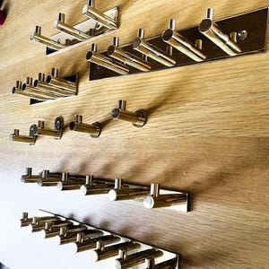 Polished Brass Wall Hooks