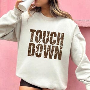 Football Touchdown Bow Png, Game Day Football Png, Preppy Football Shirt Design, Fall Football Png, Football Mama Png, Football Sublimation