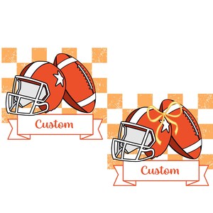 Personalized Mascot PNG Football Custom Your Team, Varsity School Football Team Sublimation, School Name, Digital Download, Custom Design