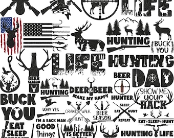 Hunting and Fishing Embroidery Design, Buck deer head embroidery, Hunter embroidery, Duck hunting Embroidery, Machine Embroidery design