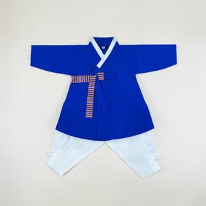 Royal Blue Baek-il  Hanbok (100days Hanbok)
