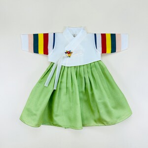 100 Day Baby Hanbok Rental | Baekil Korean Outfit | Saekdong Hanbok Dress | Saekdong Bloom