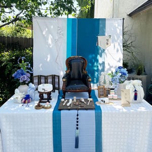Azure Prestige Korean Traditional Dohl Table, 100 days Table, 1st Birthday Party Table with Dohljabi Kit