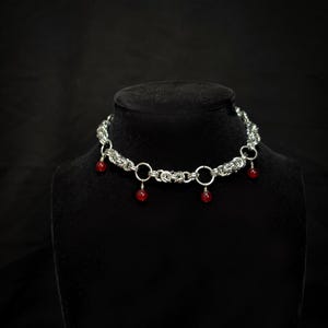 Vampire Bite Chainmail Choker
