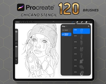 120 Chicano Style Tattoo Stencils — Digital Download Stencil Pack for Procreate, Linework, Flash & Tattoo Artists, Chicano bundles