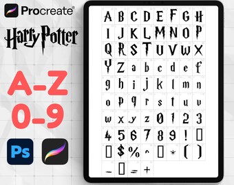 Harry Potter Style Font OTF: Street Display Font, Procreate, Cricut, Logo Design, Branding, Commercial Use, Instant download, tattoo font