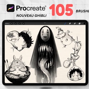 105 Dark Work Procreate Tattoo Brushes – Horror, Sketch, Anime, gothic & Blackwork Stamp Set for iPad | Procreate Brushset for Tattoo Artist