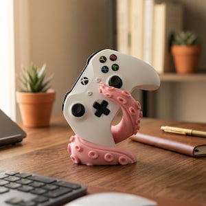 Octopus-controllerstandaard Kraken tentakel Gamepadhouder Bureaudecor Gamingaccessoire Xbox-cadeau