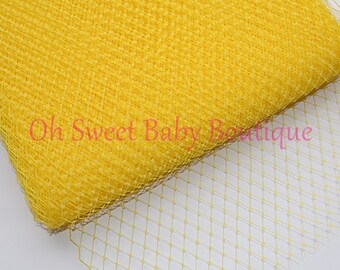 Yellow Russian Veil Bird Cage Netting *Clearance*