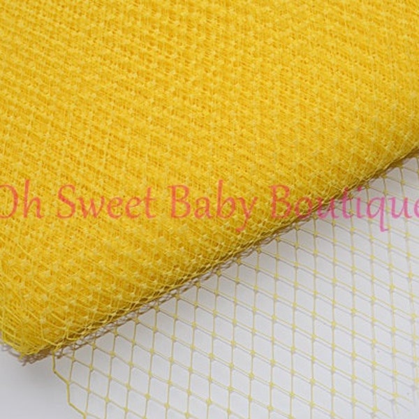 Yellow Russian Veil Bird Cage Netting *Clearance*