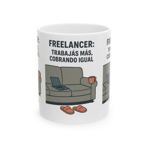 Freelancer-Tasse – Remote Work Humor – Lustiges Geschenk für Freelancer und Telearbeiter