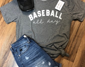 baseball all day shirt