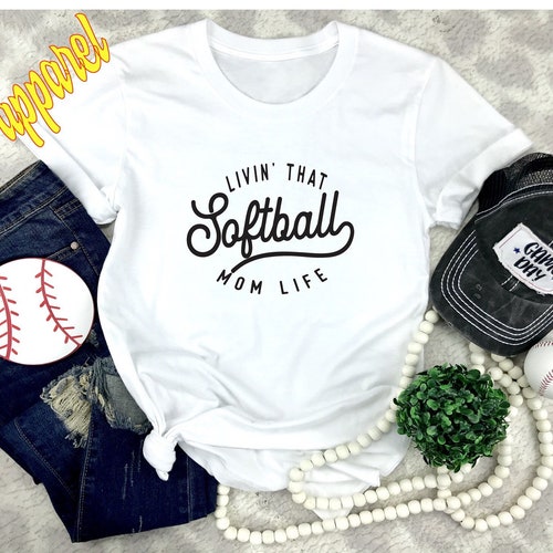 Softball Shirt Softball Gift Softball Mom Shirts for - Etsy