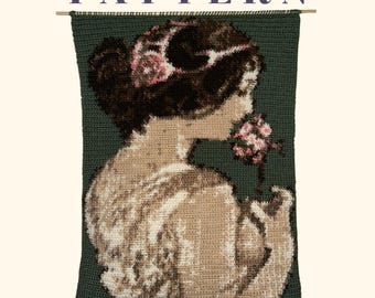 PATTERN Art Nouveau Mucha Crochet Tapestry Chart