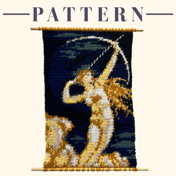 PATTERN Artemis/Diana Crochet Tapestry Chart