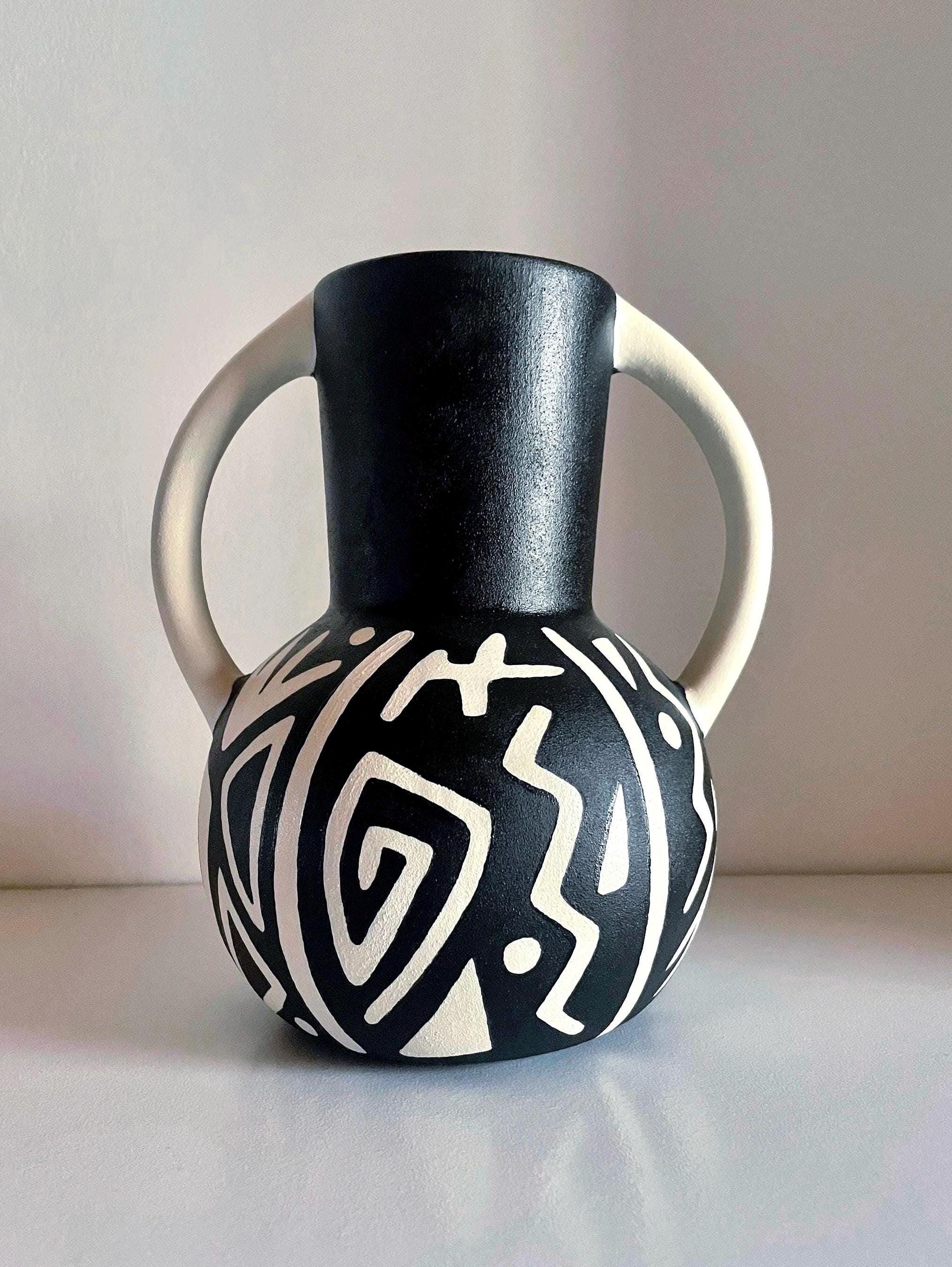 アフリカ アンティーク 民族工芸 幾何学模様 飾り皿 Nigerian pottery - Etsy 日本