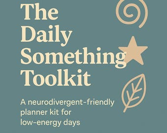 Neurodivergent-Friendly Daily Planner PDF | Gentle Toolkit for Focus & Function