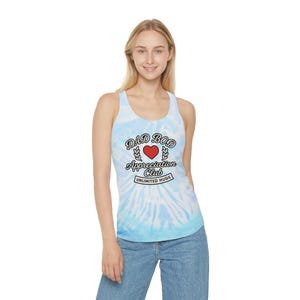 Dad Bod Appreciation Club Tie Dye Racerback Tank Top