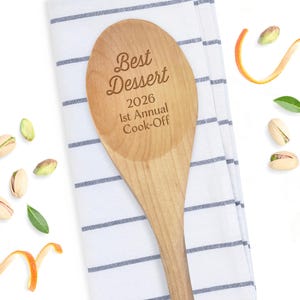 Cooking Competition Awards- Wooden Spoons Culinary Awards - Spoon Prizes - Bake off Awards - Culinary Title Awards - Cooking Gift