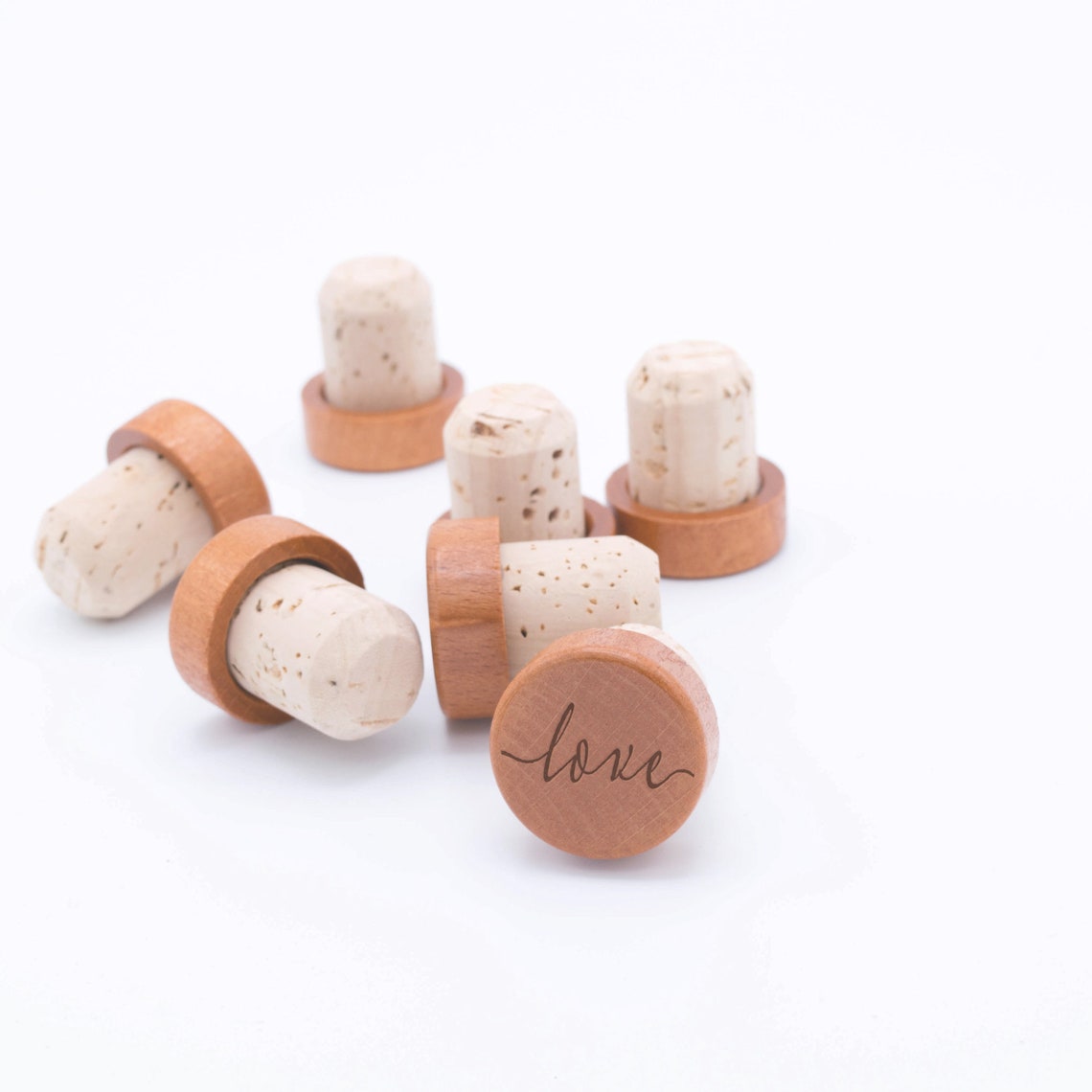 Love Laser Engraved Wine Stopper Wedding Favors Engraved Etsy