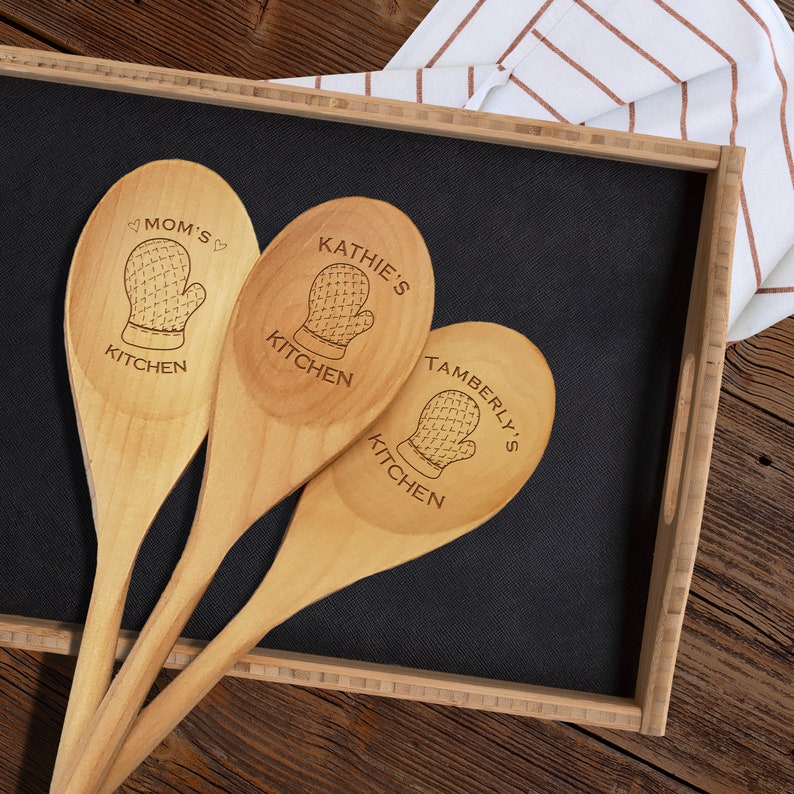 Engraved Wooden Spoons Bulk Wooden Spoons Personalized Etsy
