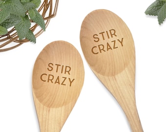Funny Wooden Spoons  Engraved with Multiple Sassy Kitchen Sayings