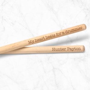 Custom Drumsticks Groomsmen Thank You Gift Wedding Usher Appreciation image 1