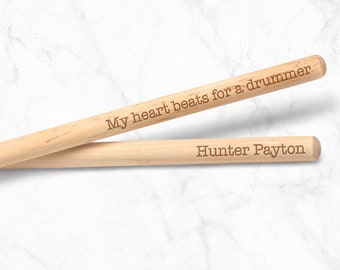 Custom Drumsticks - Groomsmen Thank You Gift - Wedding Usher Appreciation