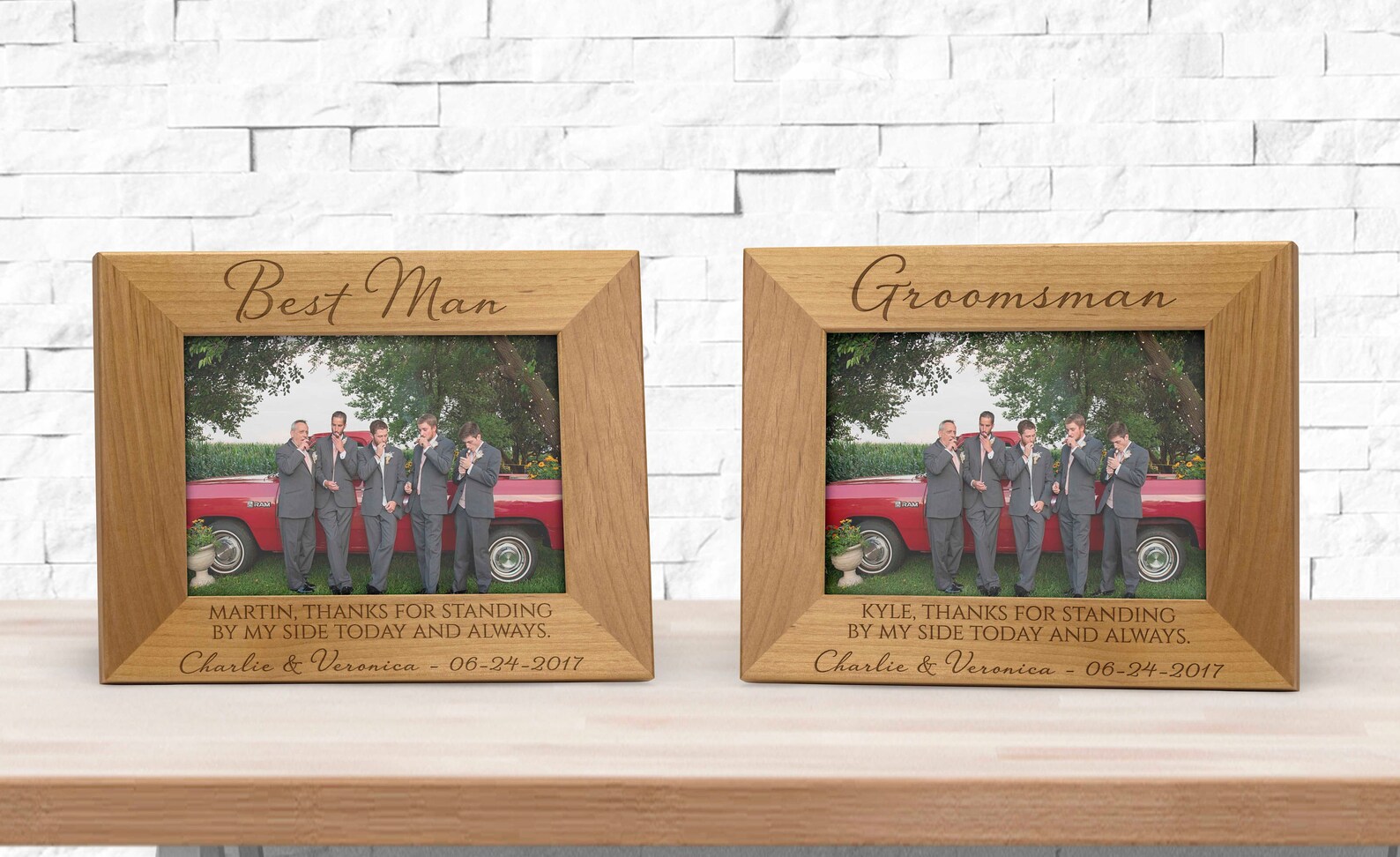 Groomsman Frame Wedding Party Frames Best Man Picture Frame Etsy