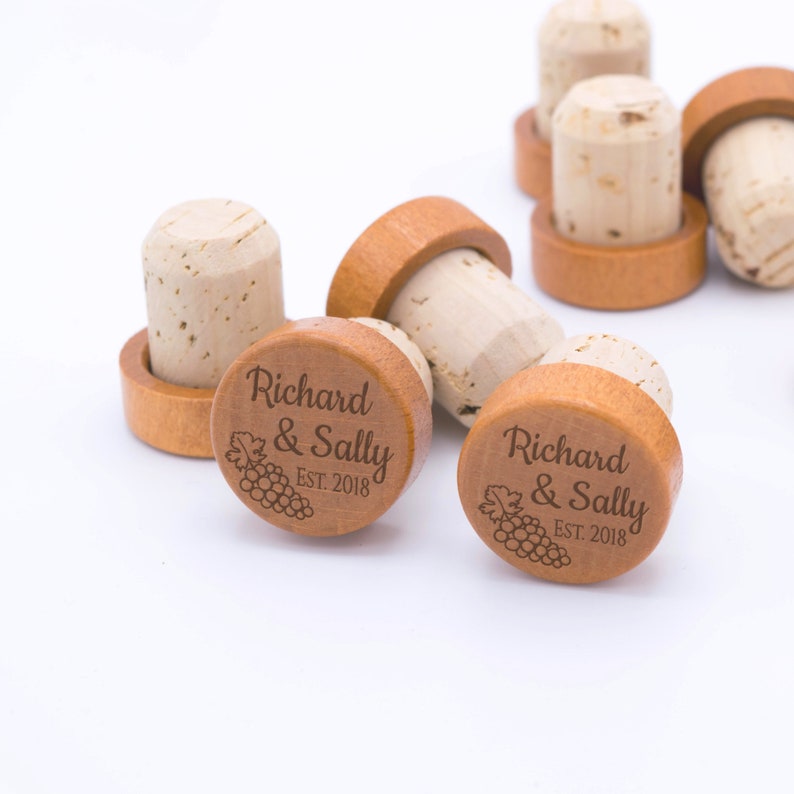 Custom Wedding Favor W0314STLV Grape Wine Stopper Wedding Gift Grapevine Wine Bottle Stopper