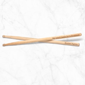 Custom Drumsticks Groomsmen Thank You Gift Wedding Usher Appreciation image 3