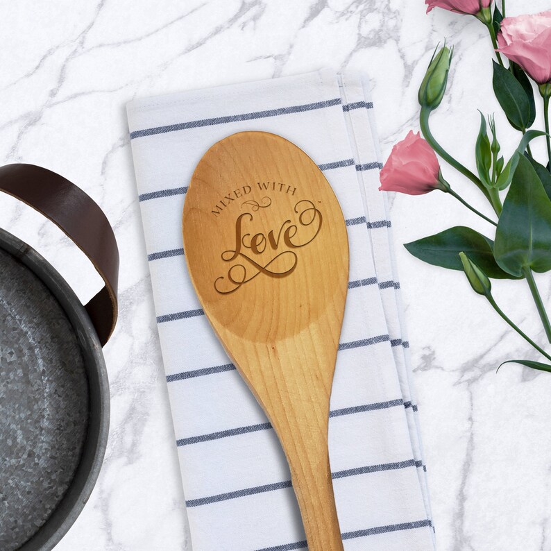 Housewarming Gift Couple Gift Wedding Spoon Mixed With Love Spoon