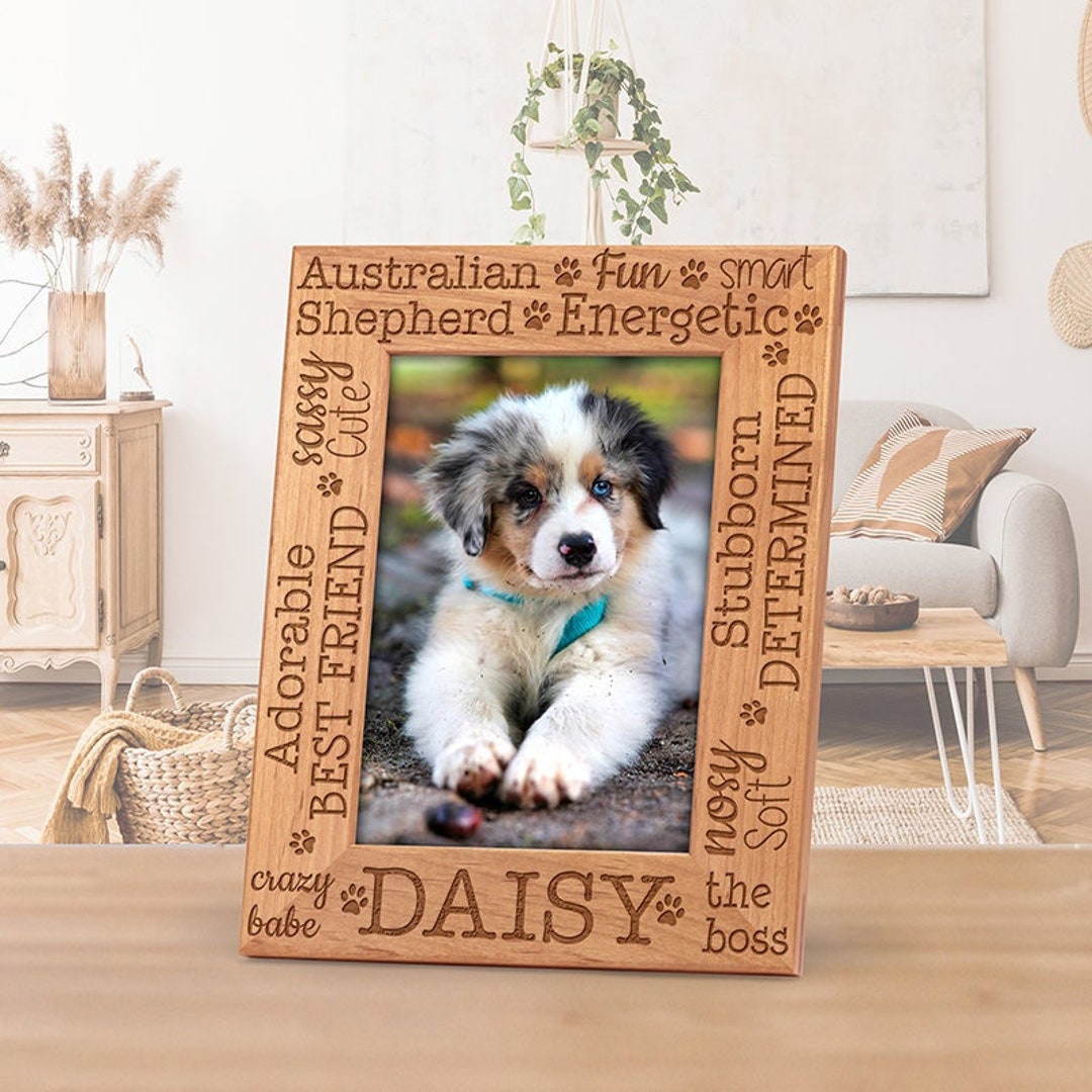 Pet Study Frame Dog Picture Frame - Personalized Pet Gift - Etsy