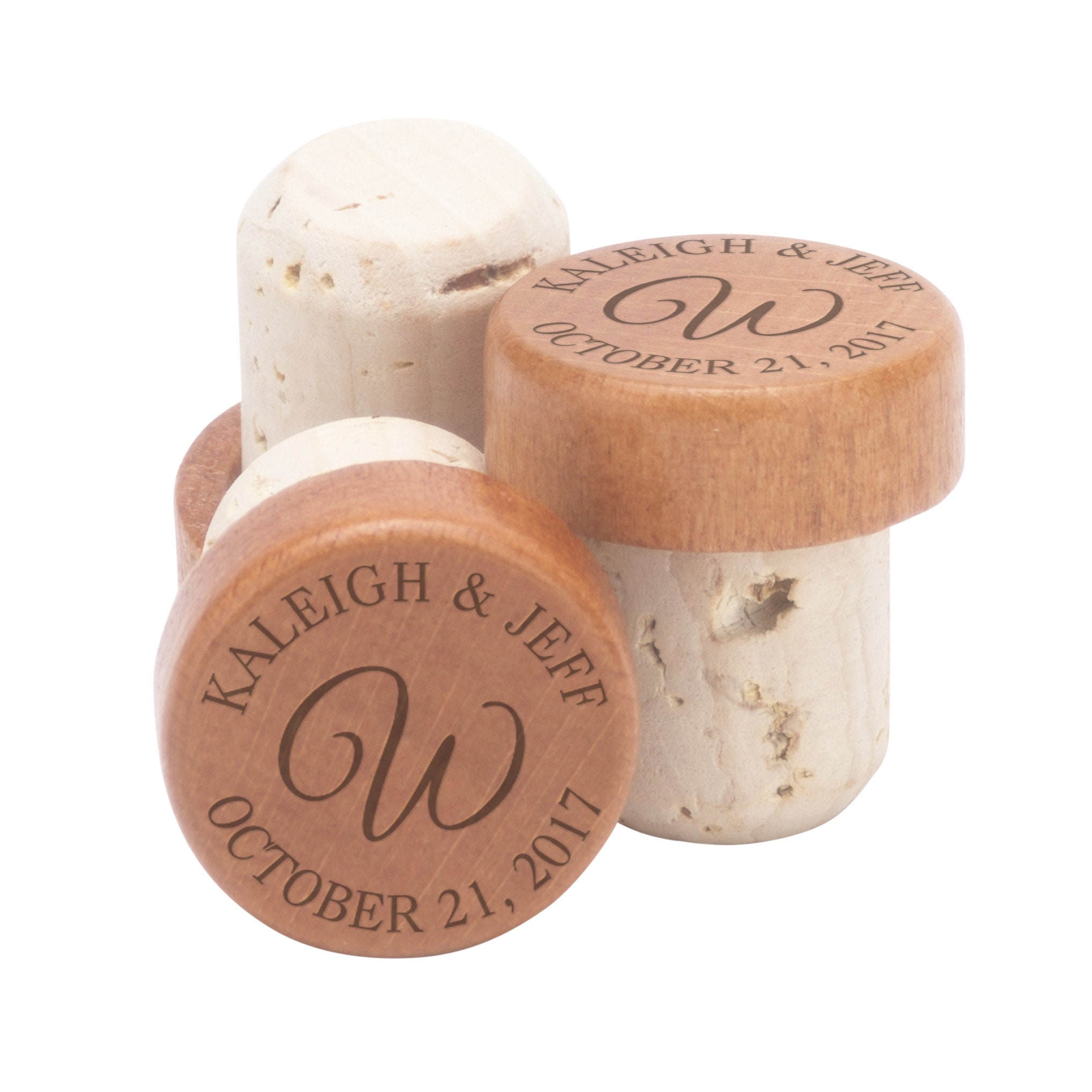 Personalized Wine Stopper Favors Wooden Wine Stopper Etsy