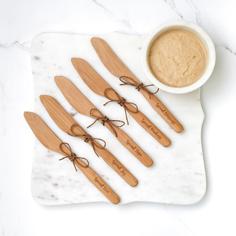 Mini Butter Knife Spread Spatula Set 6-piece set Peanut Butter Toast Spread  Butter Cheese Jam Knife Small Spatula Bread Knife