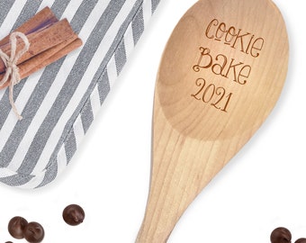 Cookie Bake Personalized Wooden Spoon Prize, Hostess Gift, Award Spoon, Participant Spoon Cook Off