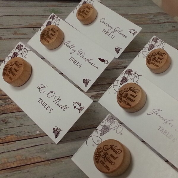 Escort Card Favors Etsy