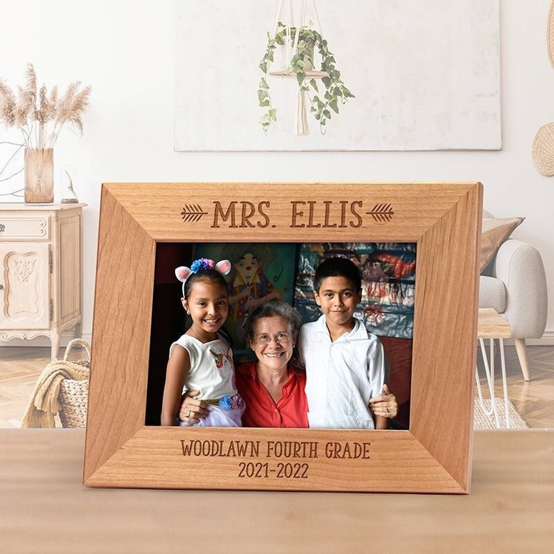 Teacher Gift Personalized Fun Teacher Frame Teacher Gifts Etsy