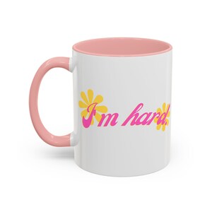 Caneca I&#39;m Hard, caneca de café divertida e vibrante, presente para amantes de café, copos motivacionais, caneca colorida para escritório, caneca engraçada
