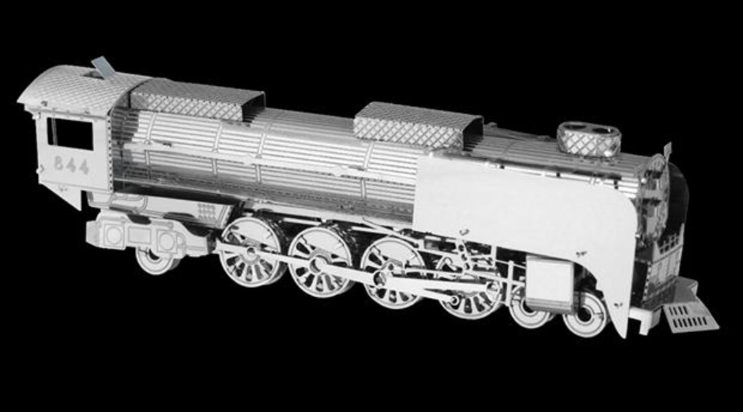 Fascinations Metal Earth Steam Locomotive Laser Cut 3D Metal Model Kit ...