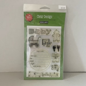 Sellos transparentes - Baby Boy de Clear Design Hero Arts