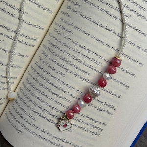 Bookmark, Romcom Inspired Beaded Bookmark