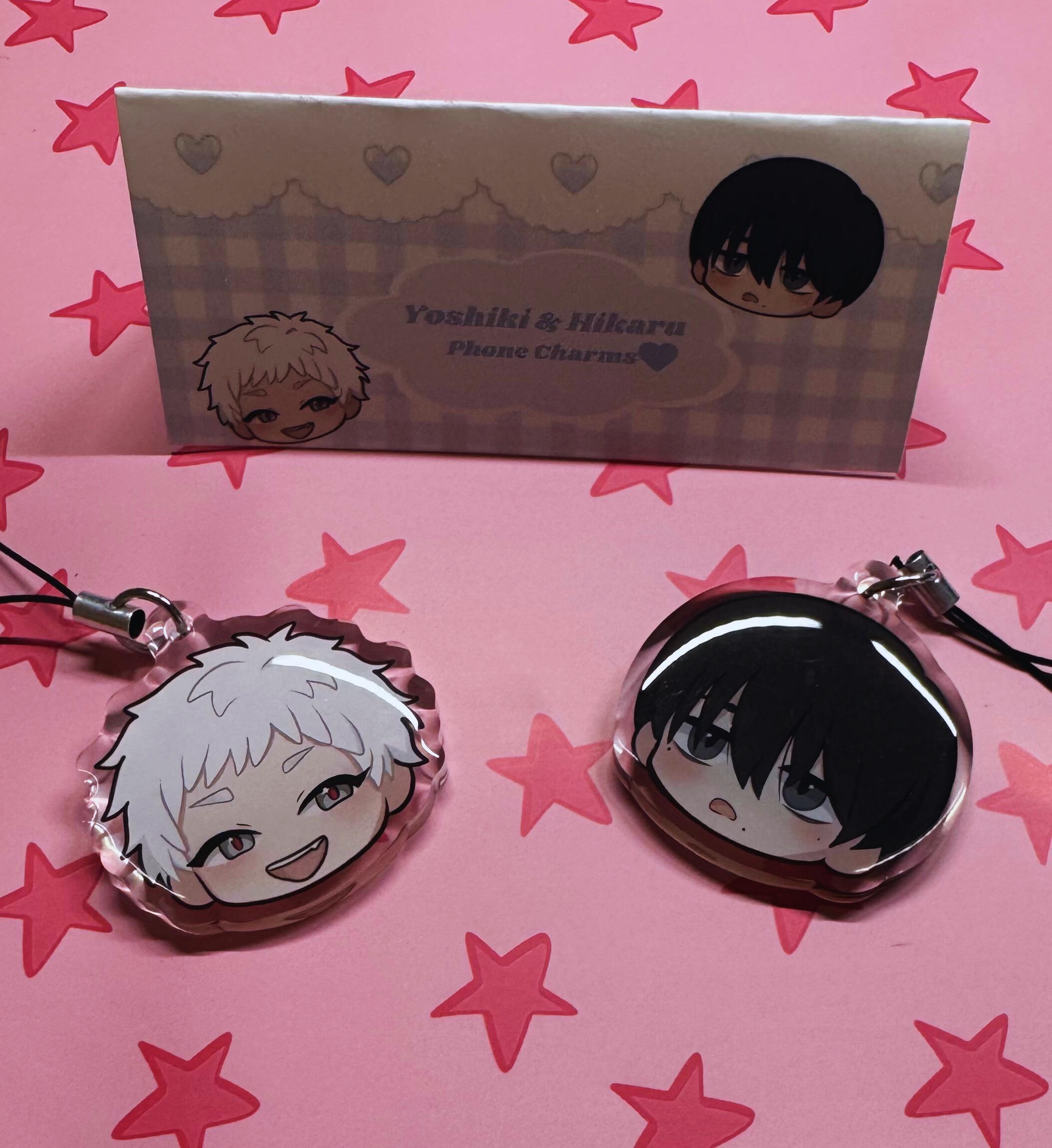 TSHD the Summer Hikaru Died Phone Charms (yoshiki and Hikaru) - Etsy