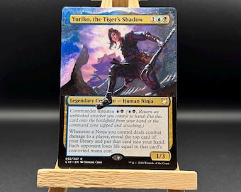 Mtg Altered Art Card Yuriko, the Tiger's Shadow - Etsy