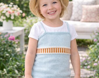 Girls Skinny Tank – Handmade Knitting Project