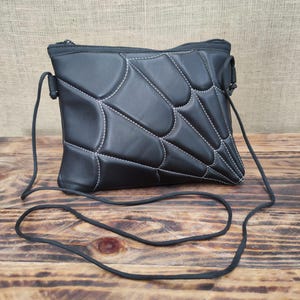 Brigitte – Quilted Black Genuine Leather Bag – Unique, Non-Replicable Creation