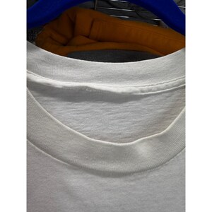 Vintage North Carolina Tar Heels T-Shirt Mens 2XL White UNC Single Stitch 90s image 6