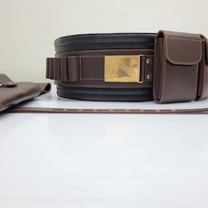 Mandalorian Leather Belt Cosplay Prop - Book of Boba Fett Costume Accessory Star Wars Outfit